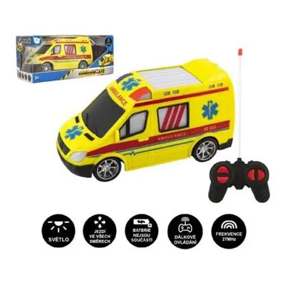 Auto RC ambulance 27MHz se světlem