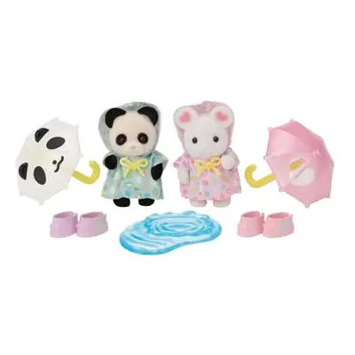 Sylvanian Families Procházka v dešti Baby Duo