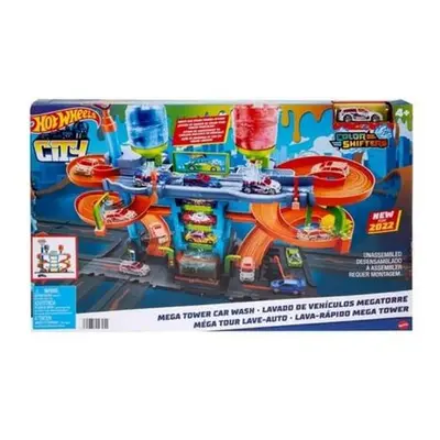 Hot Wheels – CITY COLOR SHIFTERS AUTOMYČKA SE SPIRÁLOU