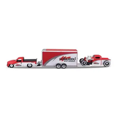 Maisto - Design Team Haulers, 1993 Chevrolet 454 SS Pick-up, Car Trailer, 1936 Chevy Pickup, 1:6