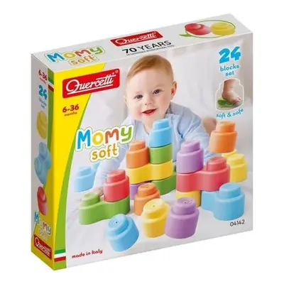 Quercetti Kostky 04142 Momy Soft 24ks