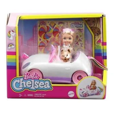 Barbie CHELSEA A KABRIOLET S NÁLEPKAMI