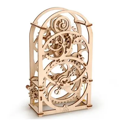 Ugears 3D dřevěné mechanické puzzle Hodinový strojek