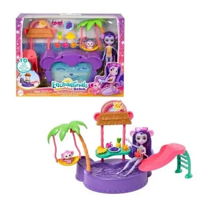 Enchantimals Tropický bazén Set opička HTW73