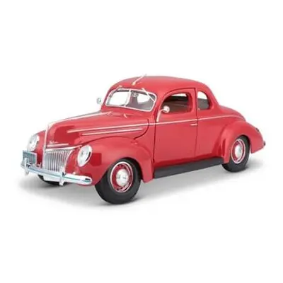 Maisto - 1939 Ford Deluxe Coupe, červená, 1:18