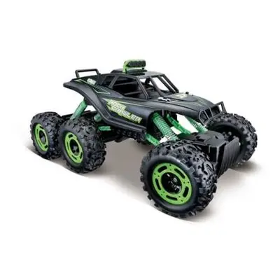 Maisto RC – Rock Crawler 6x6, matně černá, 2,4 GHz, XTR