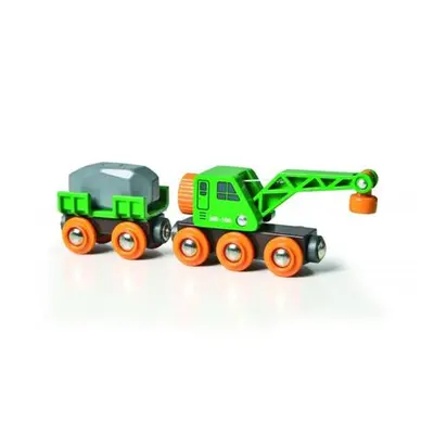 Brio 33698 Vagon + jeřáb