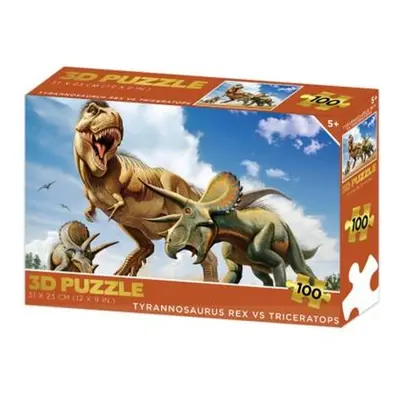 Puzzle 3D - Tyrannosaurus Rex VS Triceratops