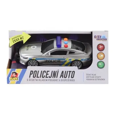 Made Policejní auto na setrvačník česky mluvící