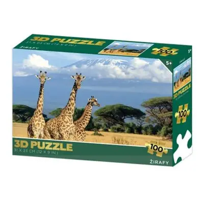 Puzzle 3D - Žirafy