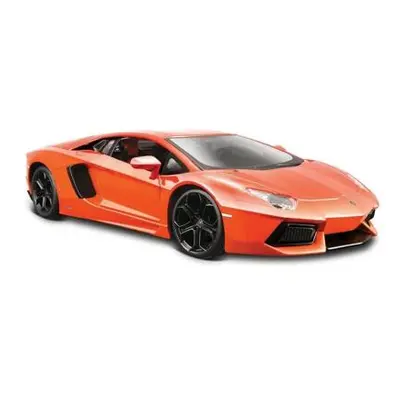 Maisto - Lamborghini Aventador Coupé, metal oranžová, 1:24