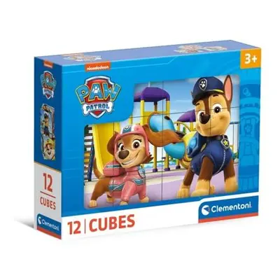 Obrázkové kostky - Paw Patrol, 12 kostek