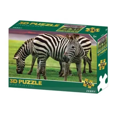 Puzzle 3D - Zebry