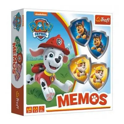 Pexeso papírové Paw Patrol/Tlapková patrola společenská hra 36 kusů