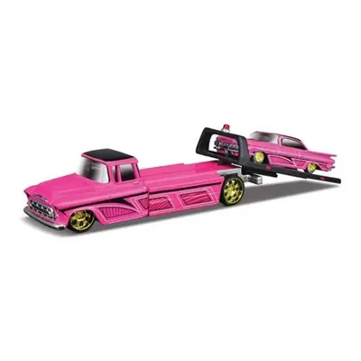 Maisto - Design Elite Transport, 1957 Chevrolet Flatbed + 1959 Chevrolet Impala SS, 1:64