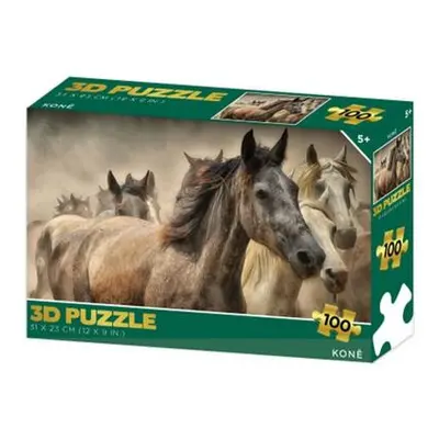 Puzzle 3D - Koně