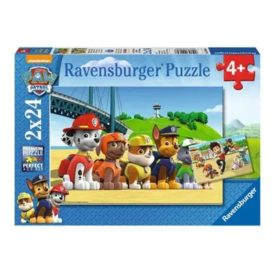 Ravensburger Tlapková Patrola: Stateční psi 2 x 24 dílků