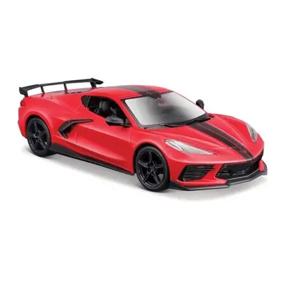 Maisto - 2020 Chevrolet Corvette Stingray Coupe, červená, 1:24