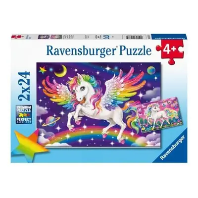 Ravensburger: Jednorožec a Pegas 2x24 dílků