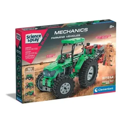 CLEMENTONI Science&Play Mechanická laboratoř Zemědělská technika 10v1