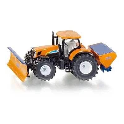 SIKU Super 2940 - Traktor s přední radlicí a sypačem soli, 1:50