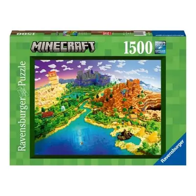 Ravensburger Minecraft: Svět Minecraftu 1500 dílků