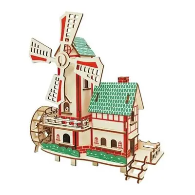 Woodcraft Dřevěné 3D puzzle Větrný mlýn