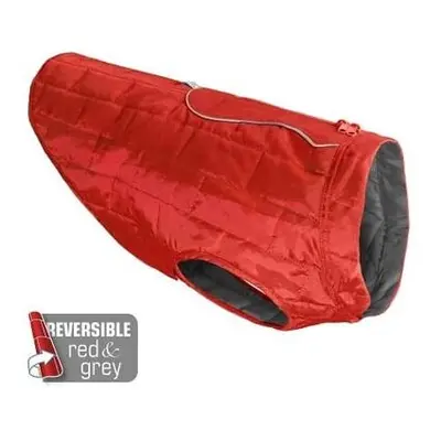 Kurgo® Loft Nepromokavá bunda pro psy Chili Red/Charcoal M