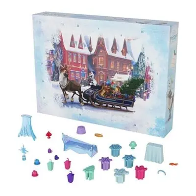 Mattel Frozen Adventní kalendář s malými panenkami 2024