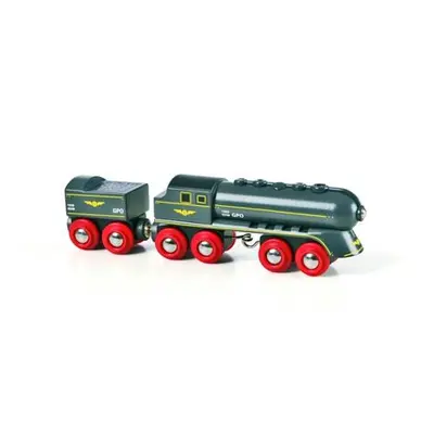 Brio 33697 Rychlý šedý vlak s vagonem