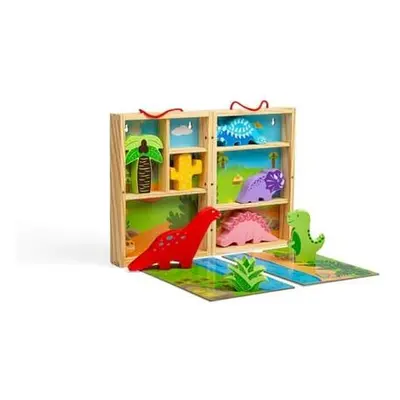 Bigjigs Toys Krabička na hraní dinosauři