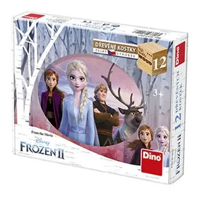 FROZEN II 12 Dřevěné kostky