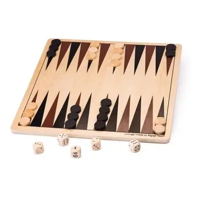 Bigjigs Toys Dřevěný backgammon