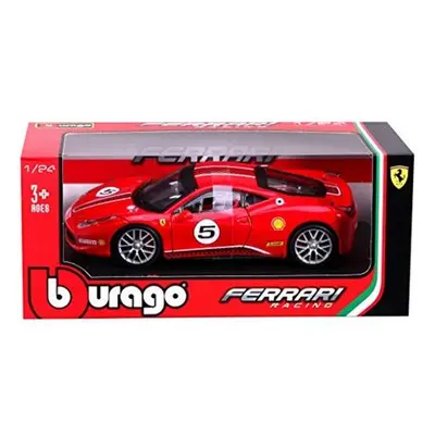 Bburago Ferrari Racing 458 Challenge červená 1:24