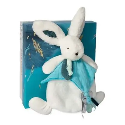 Doudou et Compagnie Paris Doudou králíček s muchláčkem modrá 25 cm