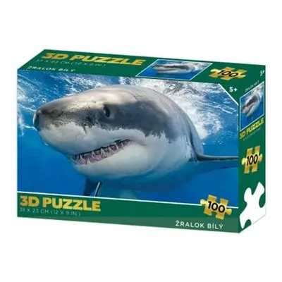 Puzzle 3D - Žralok bílý