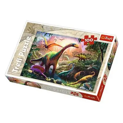 Trefl puzzle 100 - Dinosauři