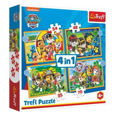 Puzzle 4v1 Tlapková patrola Paw Patrol