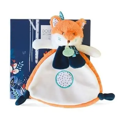 Doudou et Compagnie Plyšová líška na maznanie Fox Tiwipi oranžová 23 cm v darčekovom balení DC36