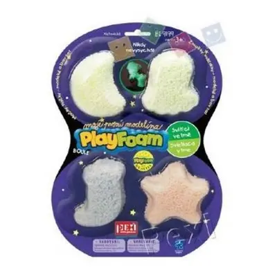 PlayFoam Modelína/Plastelína kuličková svítící ve tmě