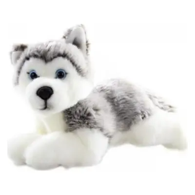 Plyš Husky ležící 23 cm - ECO-FRIENDLY