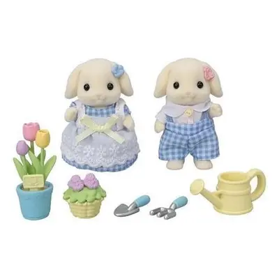 Sylvanian Families Květinový set a sourozenci Flora králíků