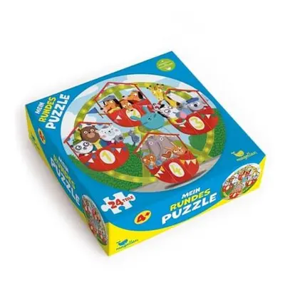 Magellan Kulaté puzzle Zvířátka na ruském kole