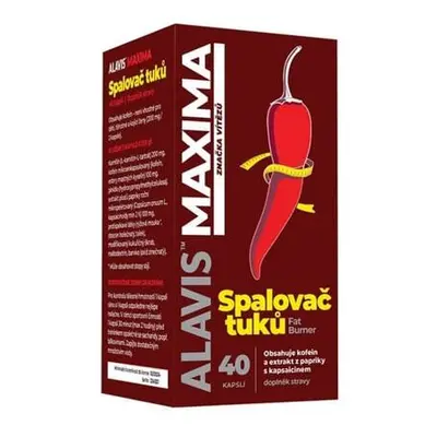 ALAVIS MAXIMA Spalovač tuků 40 kapslí