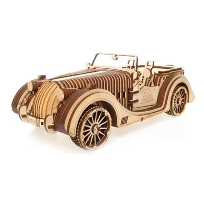 Ugears 3D dřevěné mechanické puzzle VM-01 Auto (roadster)