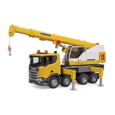 Bruder 3571 Autojeřáb Scania Super 560R Liebherr se světelným a zvukovým modulem