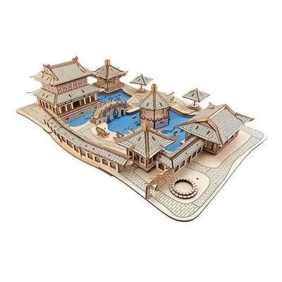 Woodcraft Dřevěné 3D puzzle Zahrady Suzhou