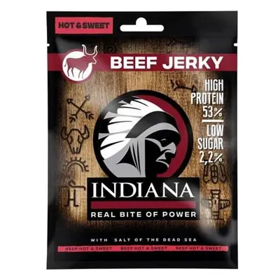 INDIANA Jerky hovězí Hot & Sweet 25g