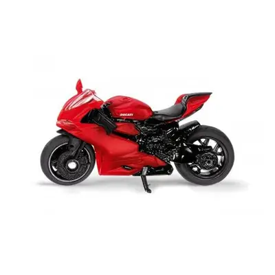 Siku Motorka červená Ducati Panigale 1299 model kov 1385