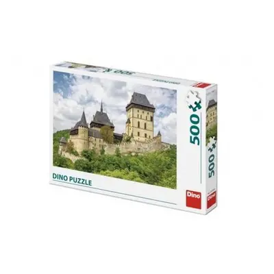 Puzzle hrad Karlštejn 47x33cm 500 dílků v krabici 33,5x23x3,5cm